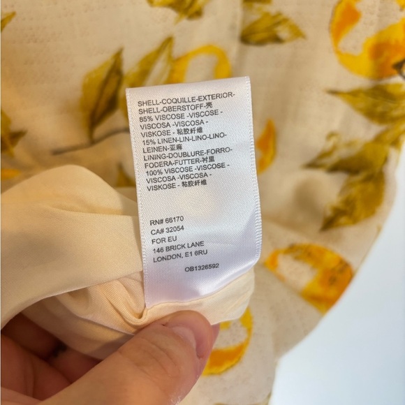 Urban Outfitters Jolene Linen Tie-Shoulder Mini Dress - Picture 3 of 10